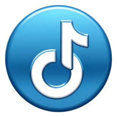 Badge Bleu vérifié tiktok sticker