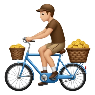 Een beeld van kippen op een bierfiets sticker