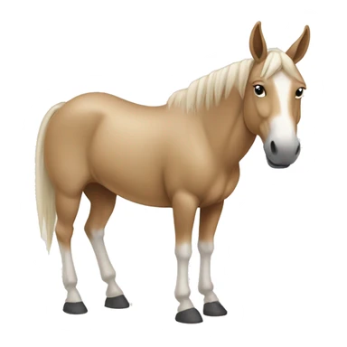 winter indoor beige mule sticker