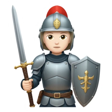 Armored night guard sticker