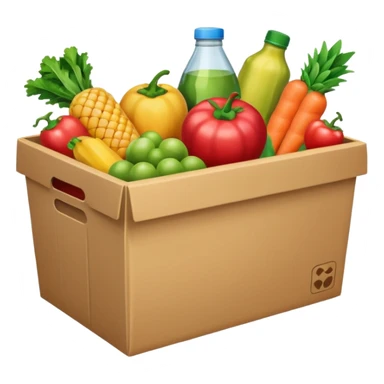 grocery in box sticker