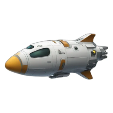 cohete espacial sticker