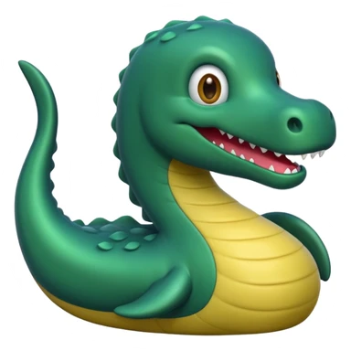 Create an emoji of Lochness monster sticker
