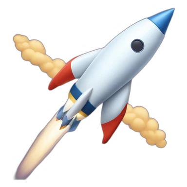 sky rocket sticker
