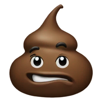 a poop that raps sticker