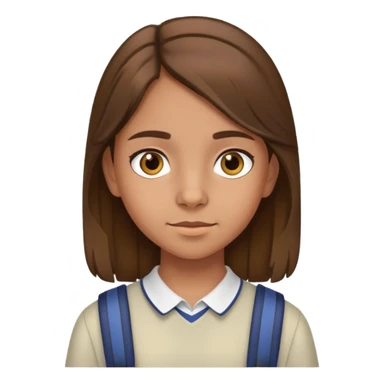 11 year old female spanish student sticker