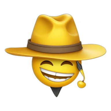 ampolleta sonriente y de color amarillo con sombrero antropomorfisada de cuerpo completo con piernas y brasos vestida de estudiante y sacando fotocopias junto a una fotocopiadora sticker