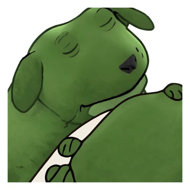 Cane che dorme sticker