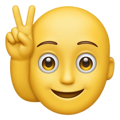 three-finger salute as emoji sticker