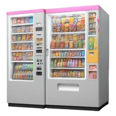 Japanese vending machine sticker