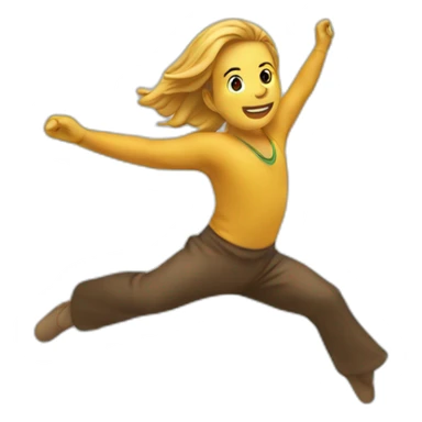 Salto arrière sticker