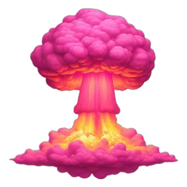 pink  nuclear explosion study to sticker