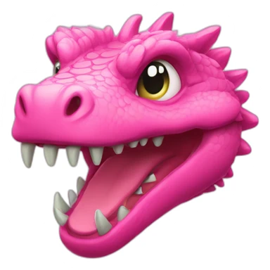 🐉 pink sticker