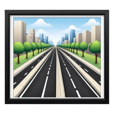 street highway sticker