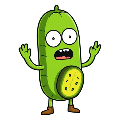 Pickle Rick sticker
