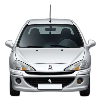voiture peugeot 206 sticker