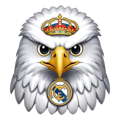real madrid album with eagle sticker