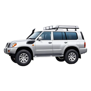 Nissan Patrol y62 - Nissan (Model Year: 2022) (Iconic colour: Silver) sticker