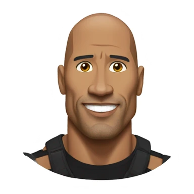 the rock dubitatif sticker