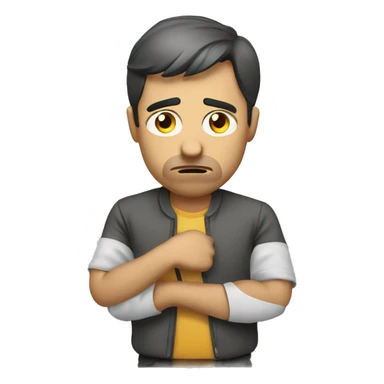 worried marketer sticker