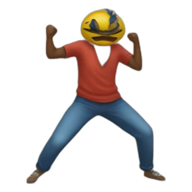 kaio butzke dancing on the floor sticker