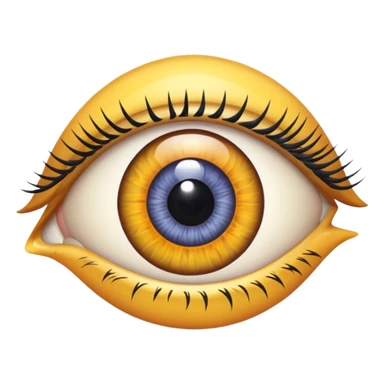 ⚠️ with an eye in it sticker