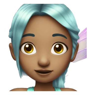 iridescent fairy sticker