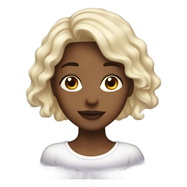 Hyperpigmentation girl sticker