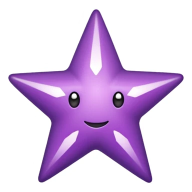 Estrella moradas sticker