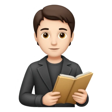 actor with script sticker