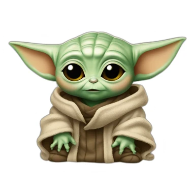 grogu baby yoda starwars sticker