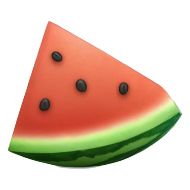 One slice of watermelon sticker