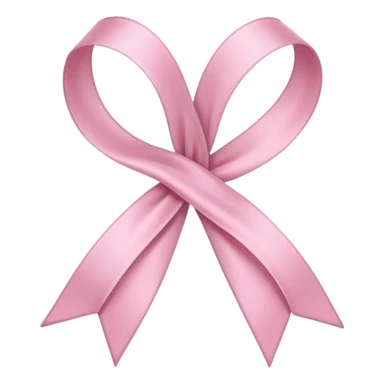 Ribbon which color is a light pink sticker