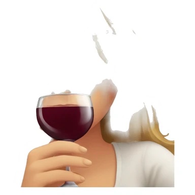 A blonde beautiful girl and a light brown hair super cute beautiful girl drink wine together sticker