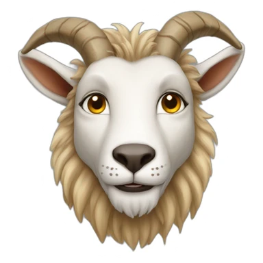 Goat lion hybrid sticker