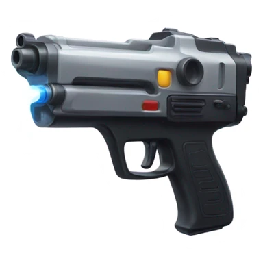 Create a laser gun sticker