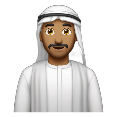 Arabe qui vole sticker