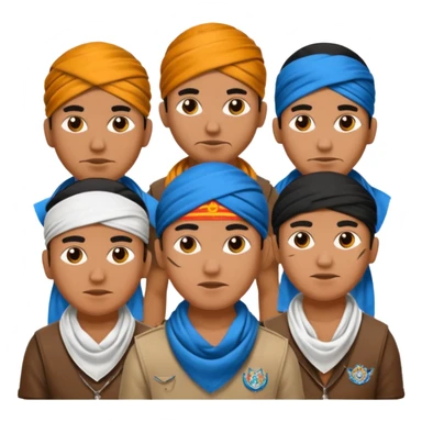 Indian gang members sticker