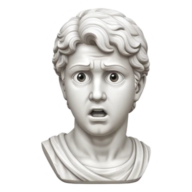 Shocked david statue sticker