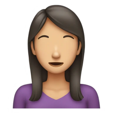 woman covering her ears sticker