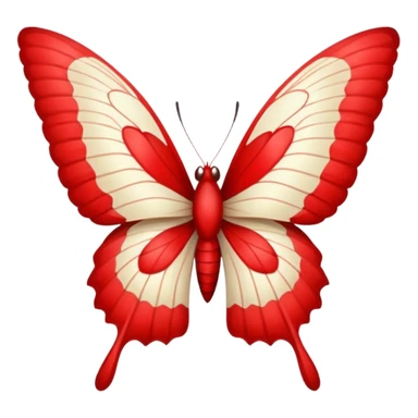 Farfalla rossa sticker