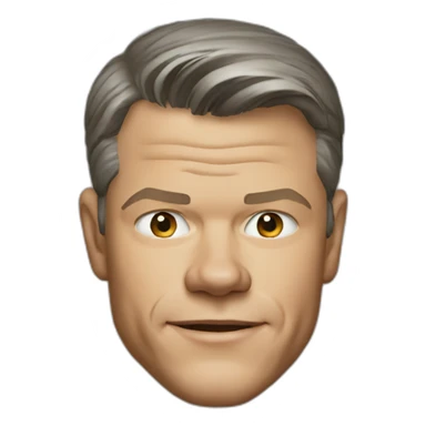 matt damon sticker