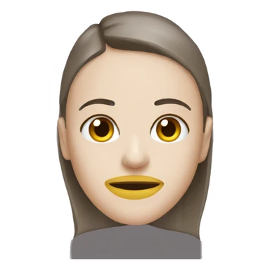 Cara con mascarilla  sticker