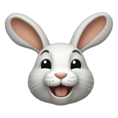 Lapin crétin sticker