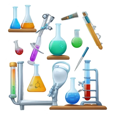 Lab material sticker