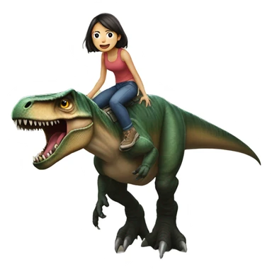 aya nakamura on a t-rex sticker