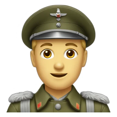 1940s German soldier sticker