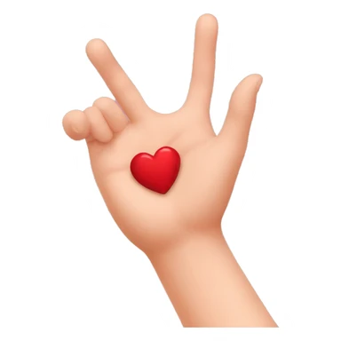 Coeur avec les mains  sticker