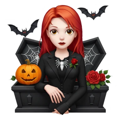 Chris motionless  🕸🦇🎃🥀⚰️🖤🪦🎶🎤👩‍🦰 sticker