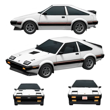 Initial D Toyota Trueno AE86 sticker